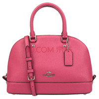 COACH 蔻驰 奢侈品 女士粉红色皮质单肩手提斜挎包 F57555 SVMJ