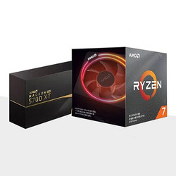 AMD 锐龙 Ryzen 7 3700X CPU 盒装处理器 + AMD Radeon RX5700XT 50周年纪念版 显卡 5799元包邮