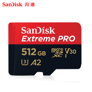 SanDisk 闪迪 A2 至尊超极速移动 MicroSDXC UHS-I存储卡 512GB 1484元包邮