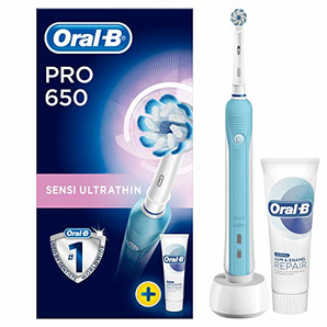 爆料有奖！Oral-B Pro 650 CrossAction 电动充电牙刷和保护套 