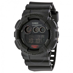  Casio 卡西欧 G-Shock 系列 全黑抗震男士运动腕表 GD120MB-1