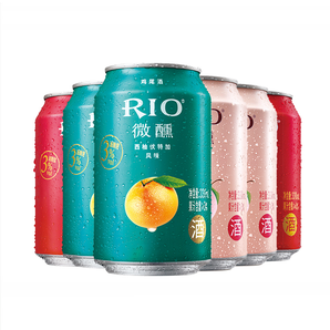 RIO 锐澳 3度微醺水果味随机3口味330ml*6