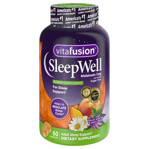  Vitafusion SleepWell 褪黑素3mg 睡眠软糖 60粒