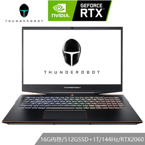 ThundeRobot 雷神 新911Pro 15.6寸 游戏本（i7-9750H、16G、512GSSD+1T、144Hz、RTX2060）
