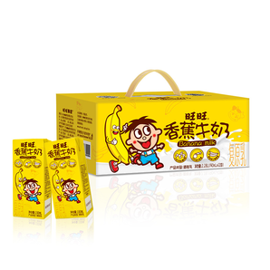 88VIP： Want Want 旺旺 香蕉牛奶 190ml*12盒