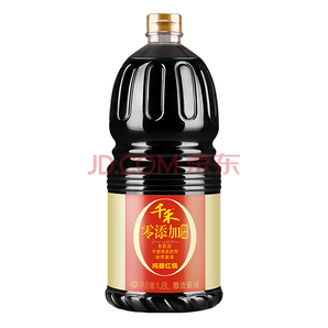 千禾 零添加酱油纯酿红烧特级老抽 1.8L 49.8元，可低至18.92元