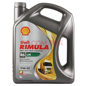 19日0点： Shell 壳牌 劲霸全合成柴机油 Rimula R6 LM 10W-40 4L/桶