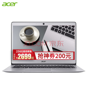 acer 宏碁 SF113 蜂鸟 13.3英寸轻薄笔记本电脑（N3350、4GB、256GB） 2728元