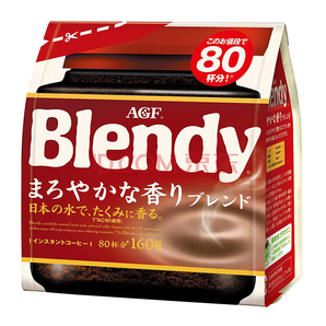 AGF Blendy 速溶黑咖啡 特浓口味 160g