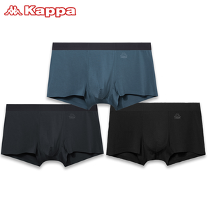 Kappa 卡帕 KP9K10 男士平角冰丝感内裤 3条装 69元包邮（需用券）