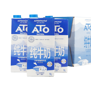 西班牙 安图斯艾多全脂纯牛奶1L×6盒