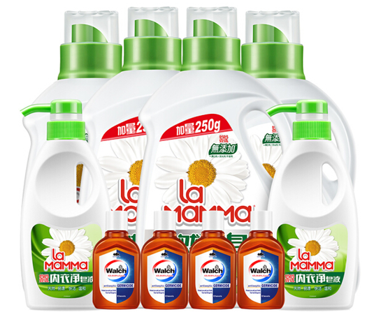lamamma妈妈壹选洗衣液套装1468斤