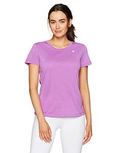 爆料有奖！Champion 女式 Powertrain Heather T 恤 紫色 Reef Heather XS码  含税到手约83元