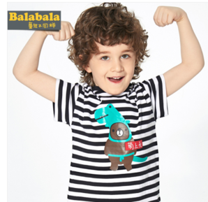 Balabala 巴拉巴拉 男童T恤