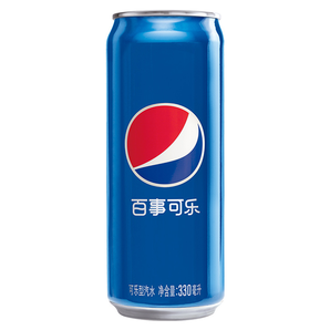 百事可乐 可乐型汽水（细长罐）330ml*24罐