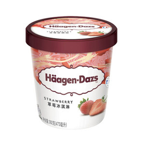 Häagen·Dazs 哈根达斯 草莓味冰淇淋 473ml  