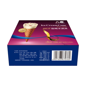 BAXY 八喜 朗姆口味甜筒冰淇淋5支装 340g