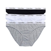 中亚Prime会员！Calvin Klein 经典女士90%棉低腰三角内裤3条装  164.2元含税直邮