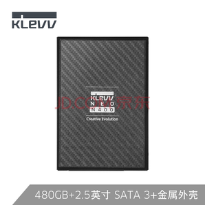 KLEVV 科赋 N400系列 SATA3 固态硬盘 480GB 319元包邮（需用券）