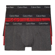 XL码！Calvin Klein 卡尔文克莱恩 男士平角内裤3条装 prime凑单到手约151元