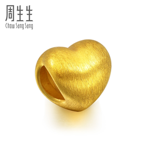 Chow Sang Sang 周生生 Charme系列 81322C 心型足金串珠 *2件 1484元包邮（需用券）