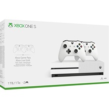 中亚Prime会员！Microsoft 微软 Xbox One S 1TB 游戏机+2个游戏手柄  1818.1元含税直邮