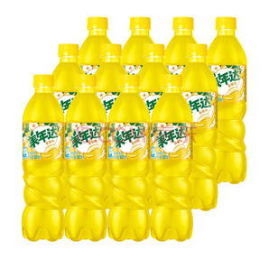 美年达 Mirinda 香蕉味 汽水碳酸饮料 500ml*12瓶  百事可乐出品