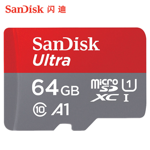 21点开始！SanDisk 闪迪 Ultra A1 至尊高速移动 MicroSDXC卡 64GB 26.45元包邮（前1000名）