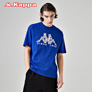 19日0点： Kappa 卡帕 K0912TD77D 男士运动短袖T恤 87元包邮（前100件）