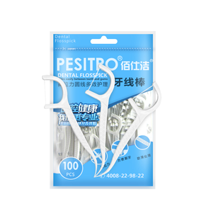 pesitro 佰仕洁 多效护理牙线棒 100根*3包 8.8元包邮（需用券）