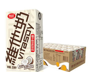 维他奶 椰子味豆奶植物蛋白饮品 250ml*24盒