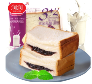 涧涧3+2紫米乳酪面包250g