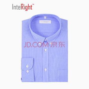 限尺码： InteRight 男士棉质纸感水洗长袖衬衫 低至36.75元（2件75折）