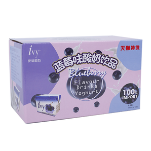 爱谊泰国进口蓝莓味酸奶饮品180mlX10