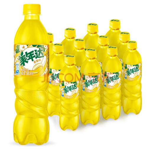 plus会员限华南mirinda美年达香蕉味汽水碳酸饮料500ml1