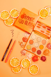 Colourpop 卡拉泡泡橘子系列九色眼影盘9 x 0.9g+两支眼线胶笔