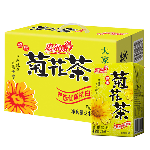惠尔康蜂蜜菊花茶248ml18盒