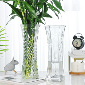 玻璃花瓶透明花瓶摆件 