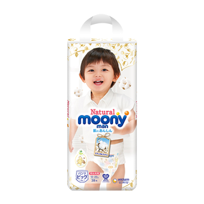 88VIP： moony 尤妮佳 Natural 皇家系列 婴儿纸尿裤 XL38片  