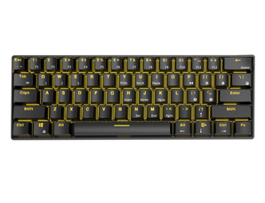 18点开始： ROYAL KLUDGE RK61 双模61键机械键盘（国产青轴、黑色键帽、蓝牙、有线、暗金背光、黑色）