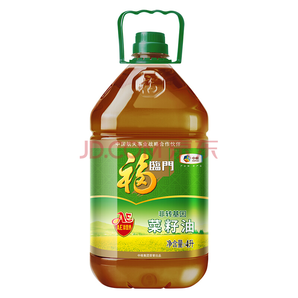 福临门 食用油 AE非转基因菜籽油4L 