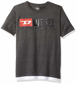 限5码~Diesel 男童大短袖 T 恤 prime到手约50元