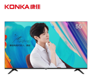 限地区： KONKA 康佳 LED55P7 55英寸 4K 液晶电视 1599元包邮