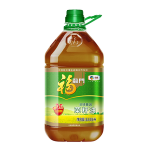 福临门 AE非转基因压榨菜籽油 5.436L *3件 109.78元包邮（双重优惠）