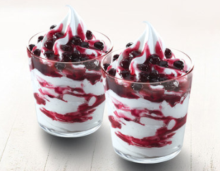 肯德基原味圣代北美蓝莓酱买1送1兑换券105元