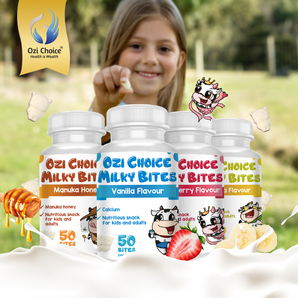 澳大利亚原装进口，Ozi Choice 澳滋选 儿童高钙奶片50粒 多口味15元包邮（需领券）