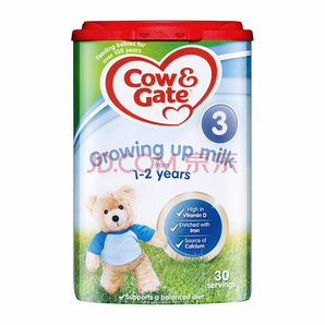 Cow&Gate 牛栏 婴儿奶粉 3段800g *3件 213.6元含税包邮（合71.2元/件）