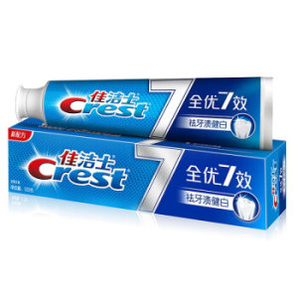 Crest 佳洁士 全优7效 祛牙渍健白 牙膏 120g