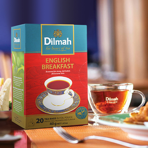 Dilmah 迪尔玛 斯里兰卡进口英式早餐红茶茶包 20袋 *2件