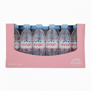 Evian 依云 天然矿泉水 500ml*24瓶 *2件